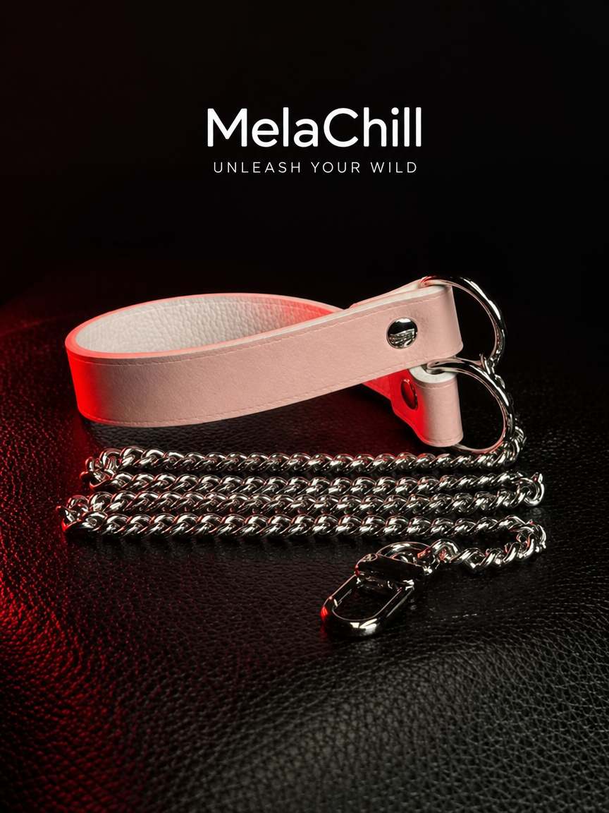 MelaChill [Breathless] Pulling Fashion and Fun Choker, Pink