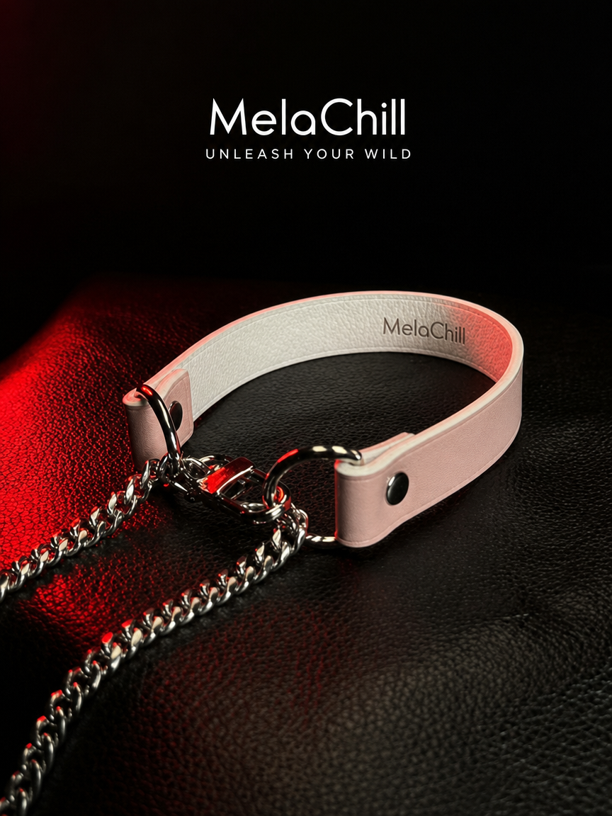 MelaChill [Breathless] Pulling Fashion and Fun Choker, Pink