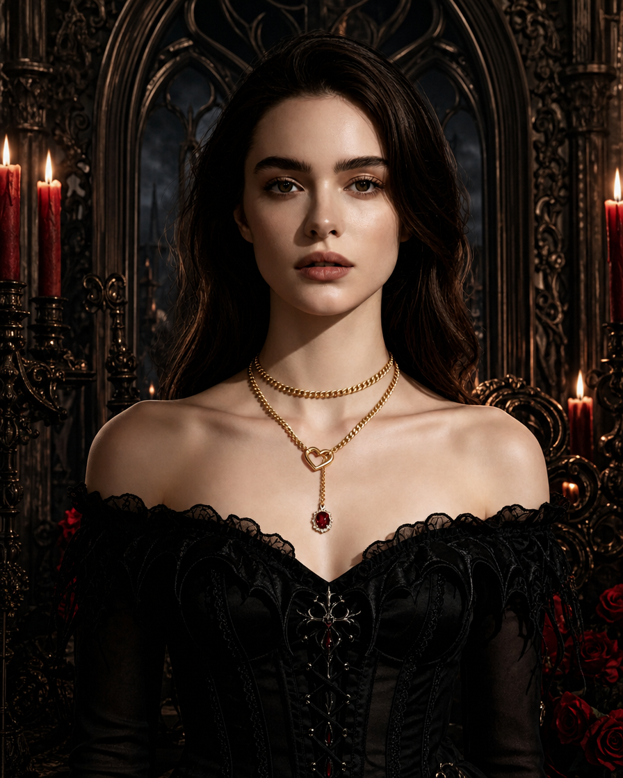 MelaChill [Golden Silence] Elegant Fashion Choker