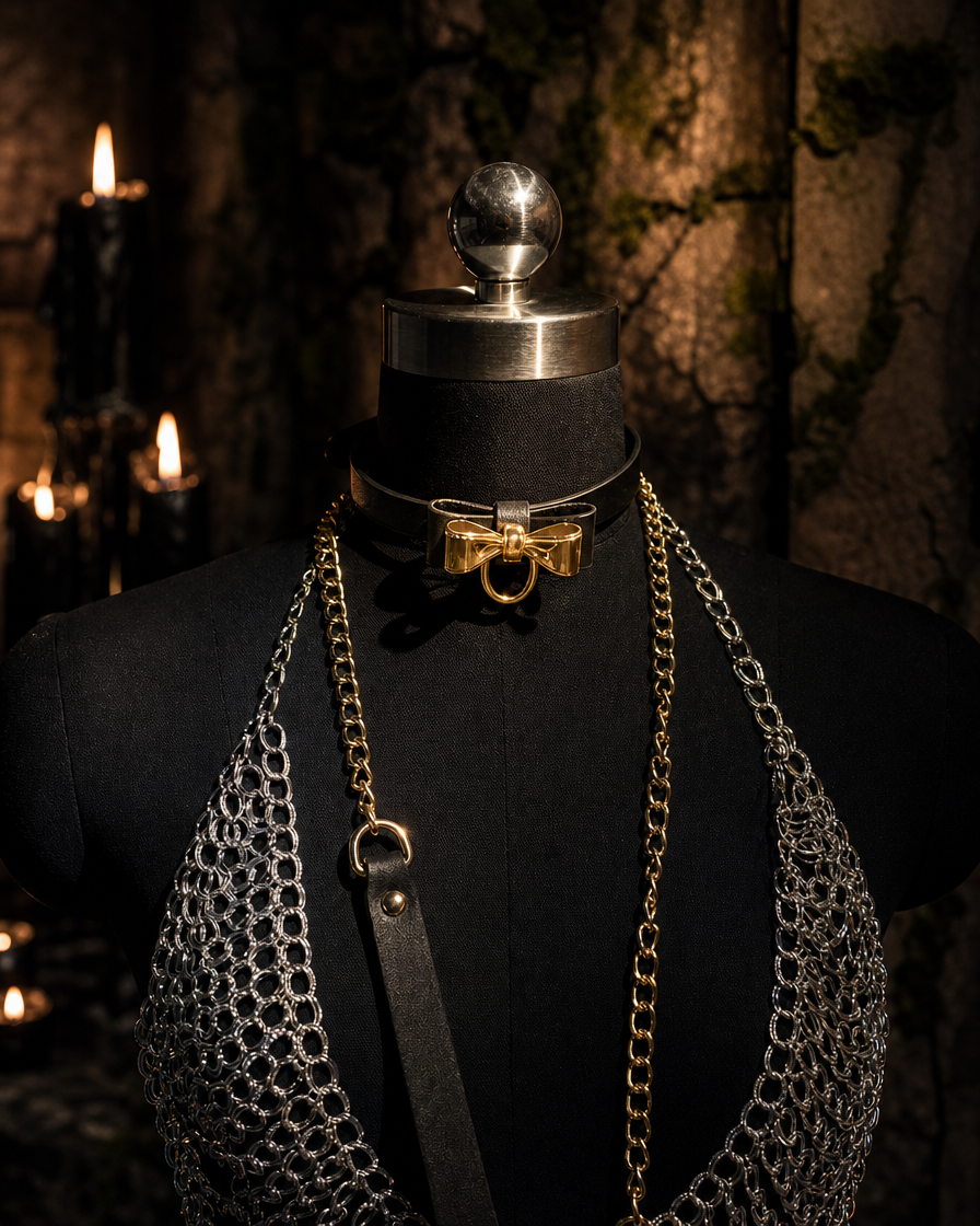 MelaChill [Miss Noble] Elegant Fashion Choker, Black