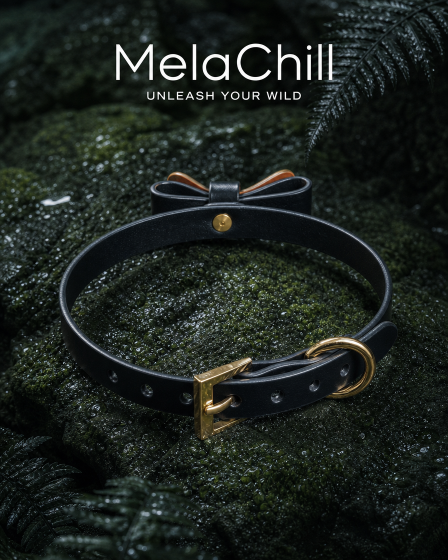 MelaChill [Miss Noble] Elegant Fashion Choker, Black