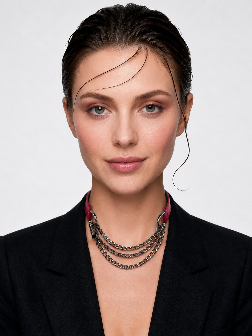 MelaChill [Breathless] Pulling Fashion and Fun Choker, Red