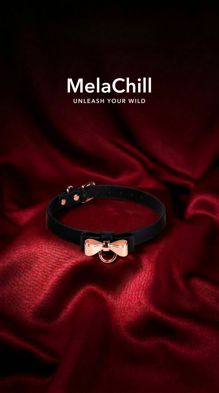 MelaChill [Miss Noble] Elegant Fashion Choker, Black