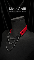 Breathless Pull Choker - Red