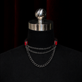 Red Wrap Triple Chain Choker