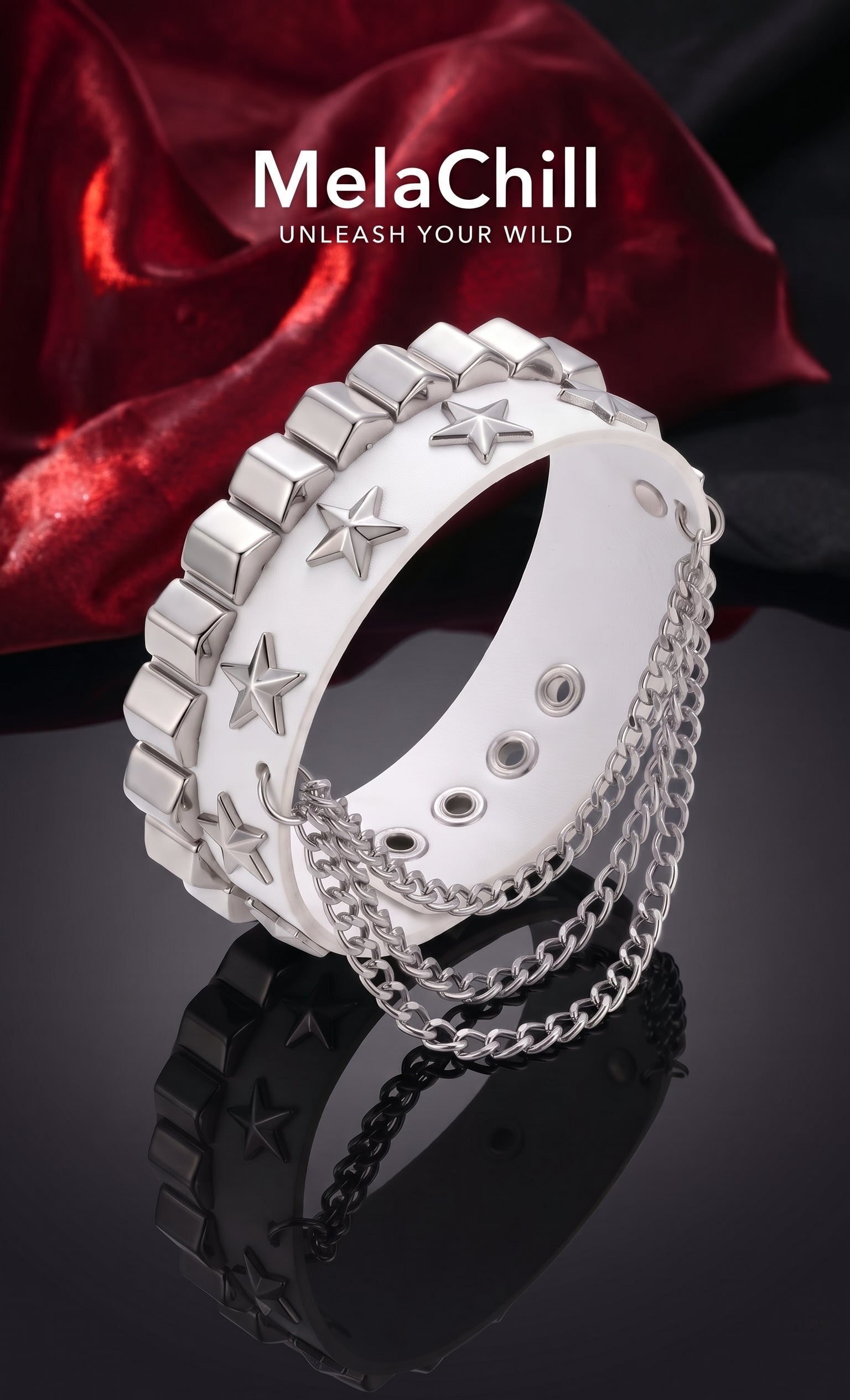 White Star Chain Wrist Cuff