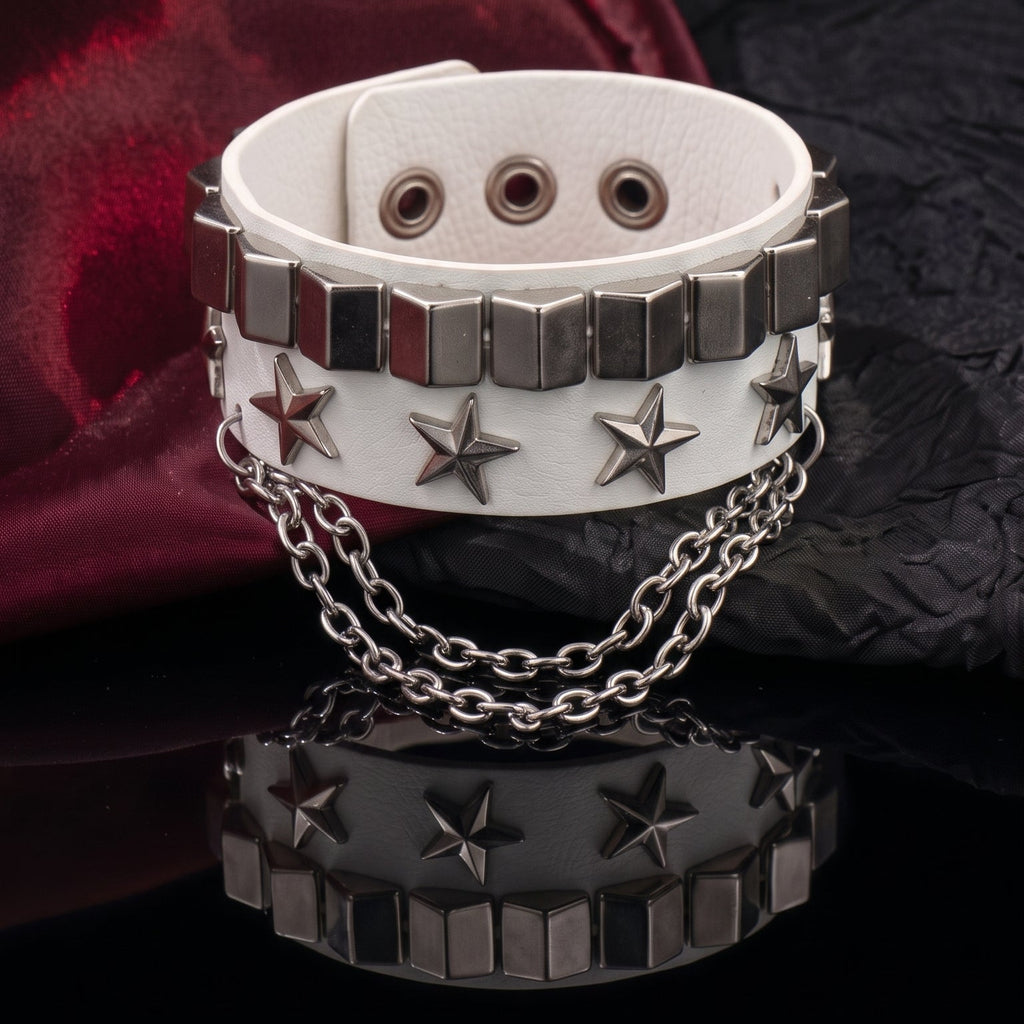 White Star Chain Wrist Cuff
