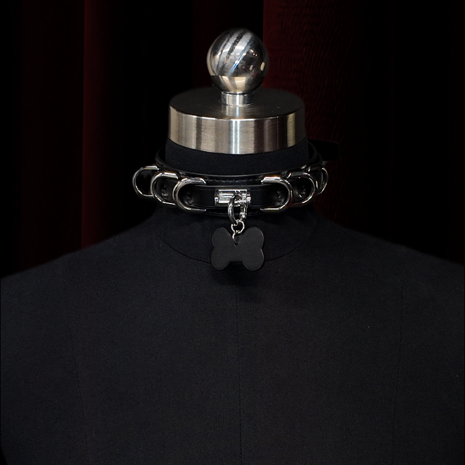 Bone Tag O-Ring Choker