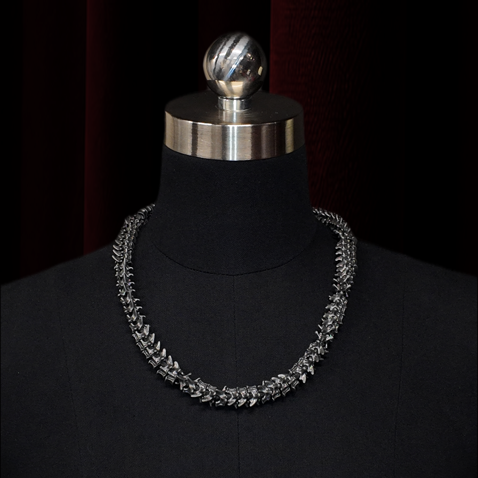 Bone Spine Gothic Choker