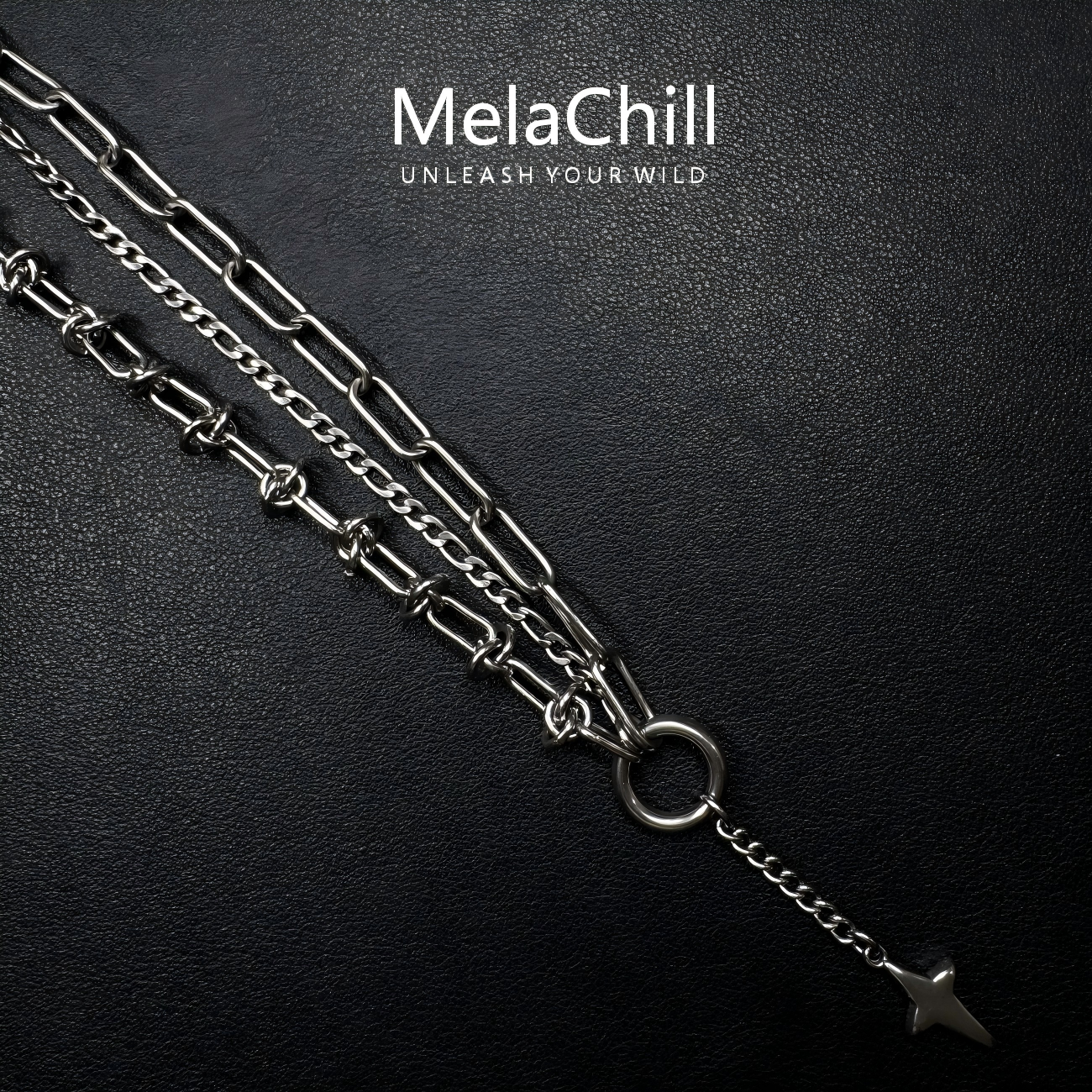Cold Thorn Star Burst Necklace