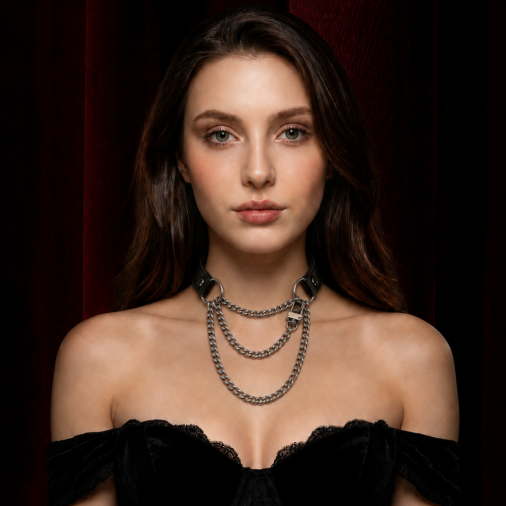 Breathless Pull Cadena Choker | Ajustable Collar llamativo