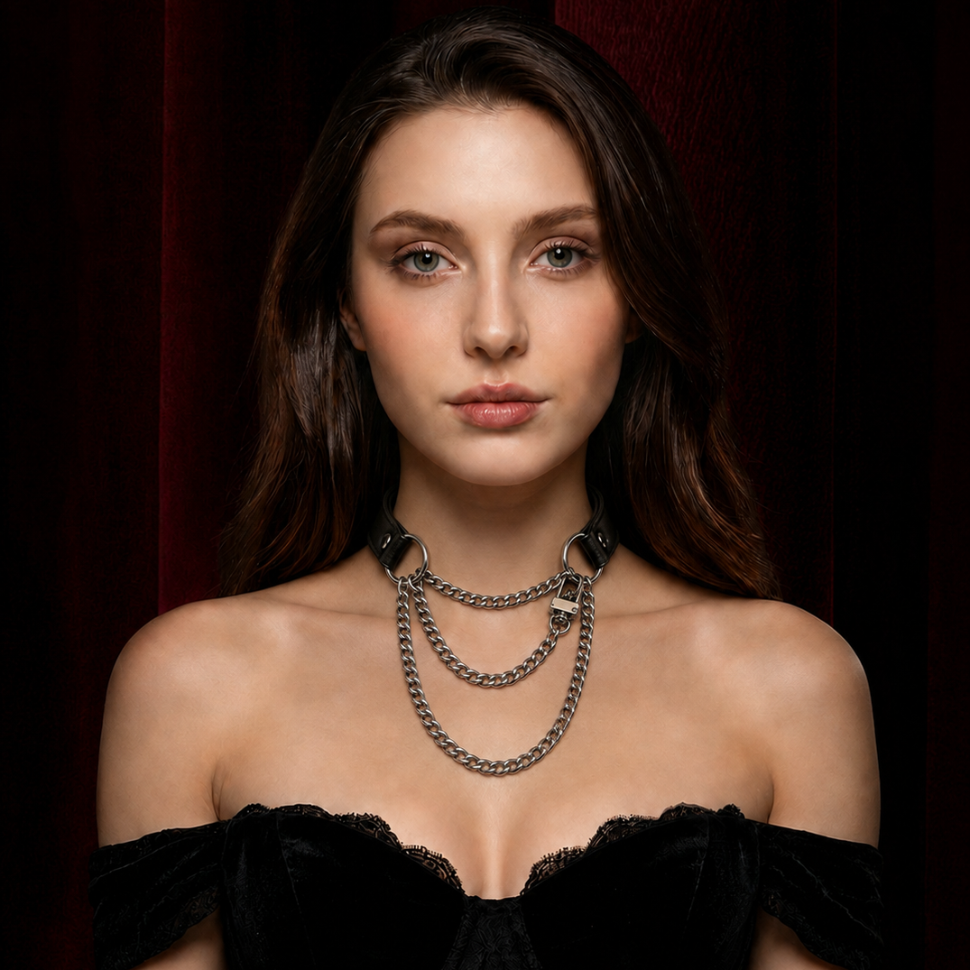 Breathless Pull Cadena Choker | Ajustable Collar llamativo