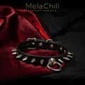 Punk Studded O-Ring Leather Choker