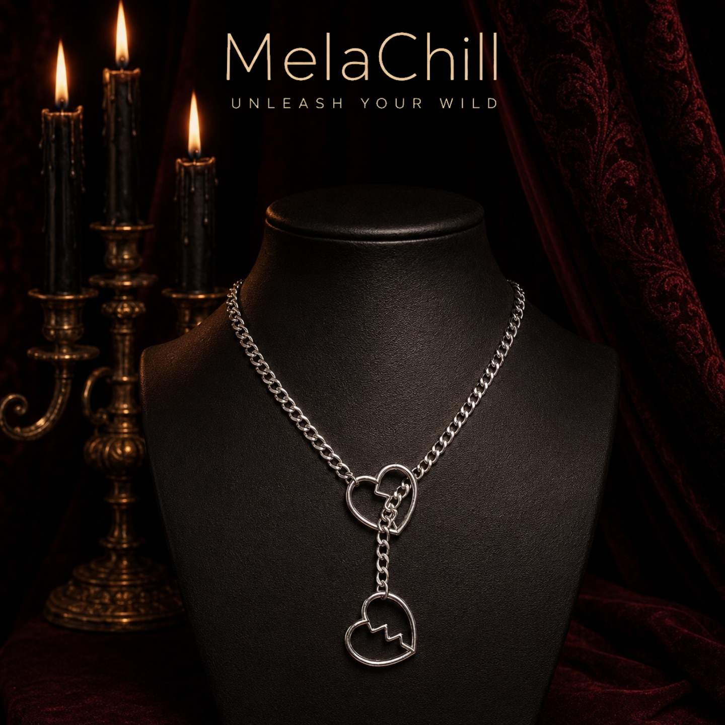 Broken Herz Lariat Choker | Layered Kette Kette