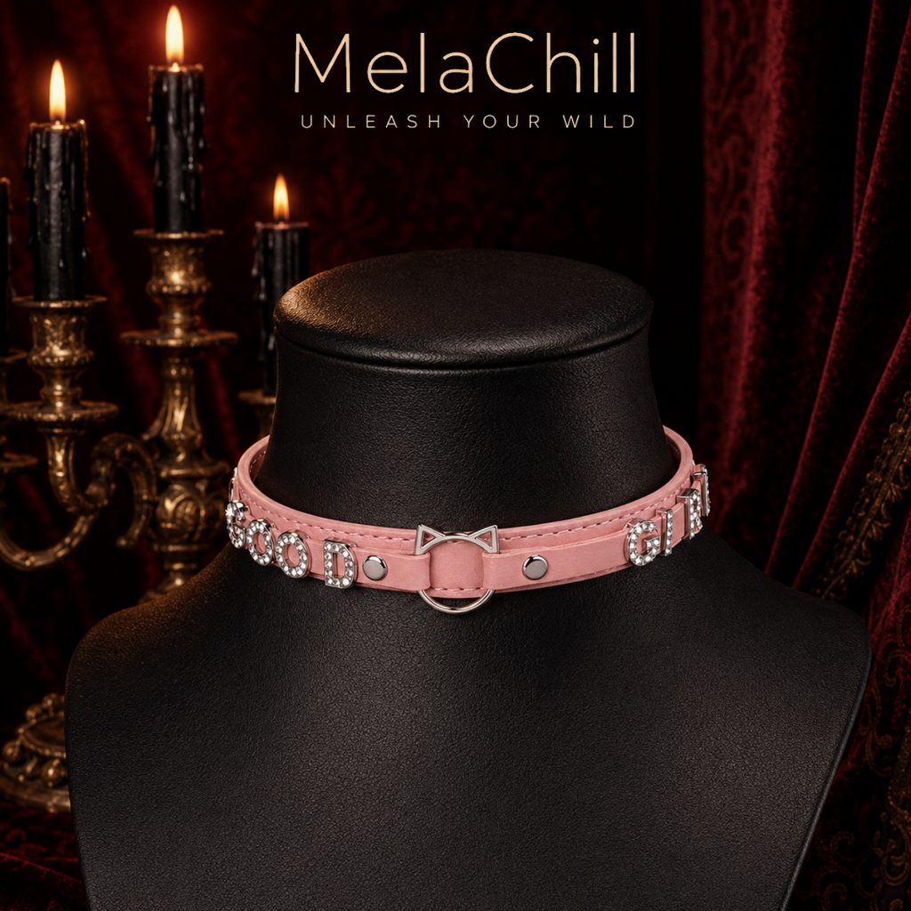 Blush Corazón Charm Choker | Romantic Collar de cadena