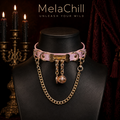 Pinker O-Ring Choker | Layered Ketten-Collar Kette
