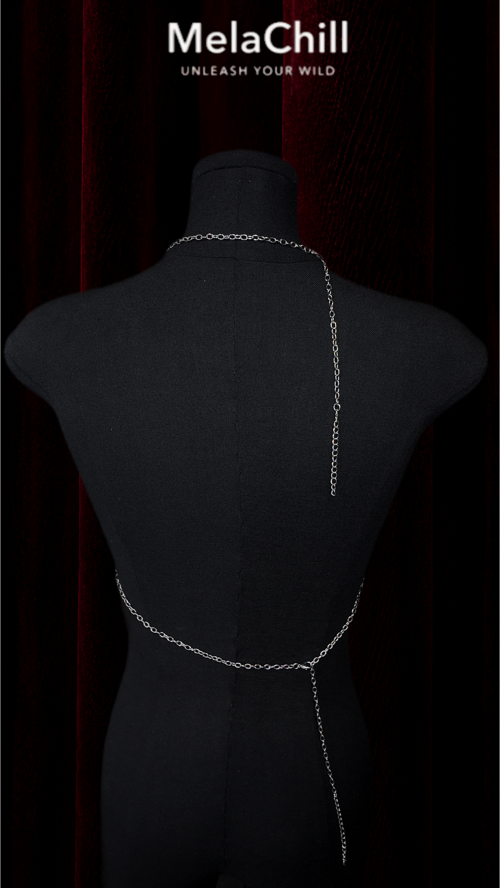 Aurora Marquise Crystal Halter Chest Chain