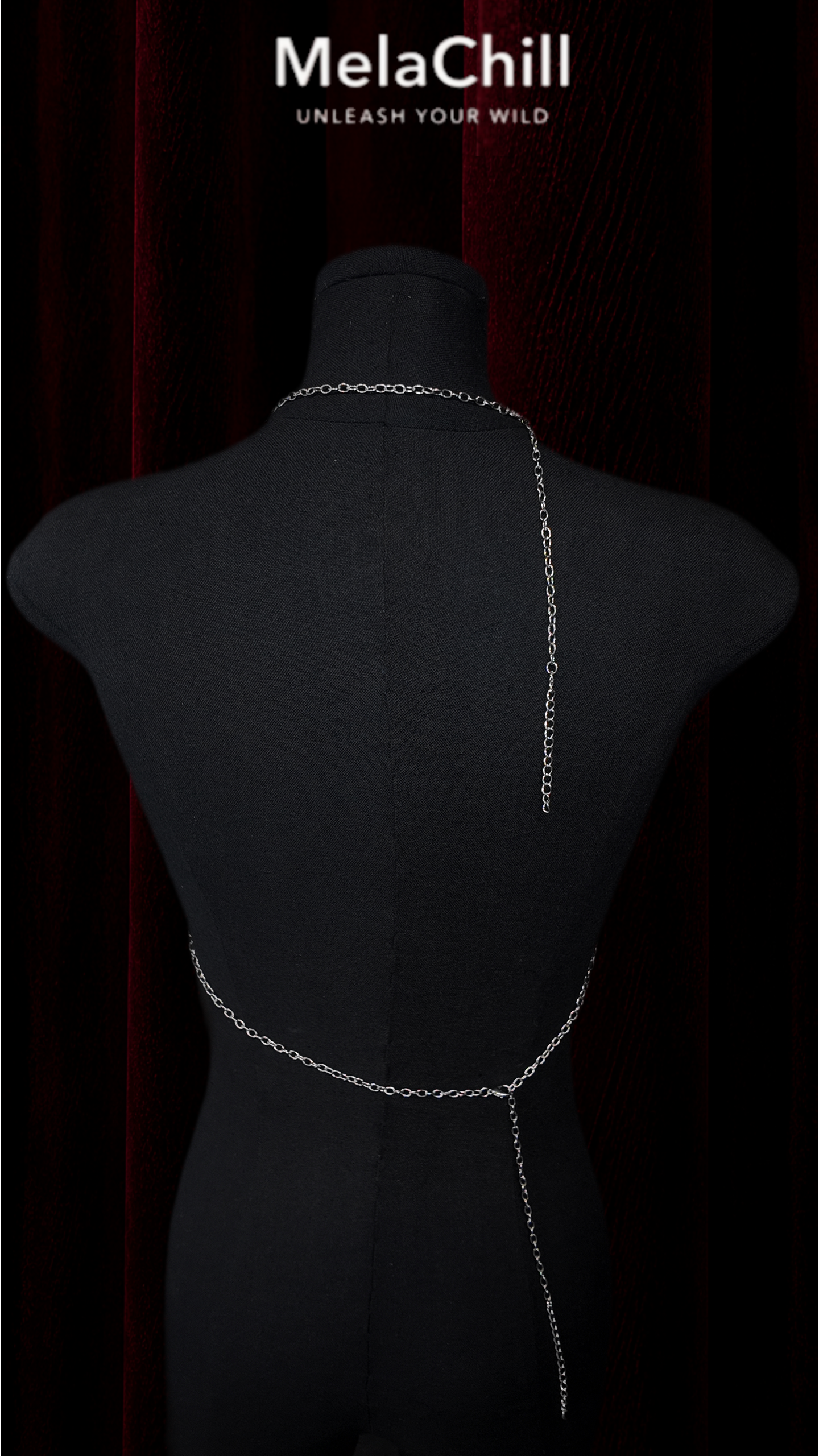 Aurora Marquise Crystal Halter Chest Chain