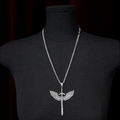 Eagle Cross Titanium Necklace | 50cm Chain