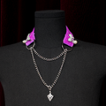 Purple Velvet Adjustable Choker