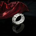 White Skull Spike Wrist Cuff | Studded Punk Kette Bracelet