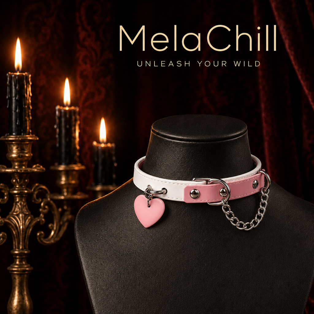 Two-Tone Heart Choker
